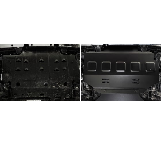 Защита радиатора АвтоБроняGreat Wall Poer King Kong 2023-/Haval H5 III 2024-, 111.02026.1