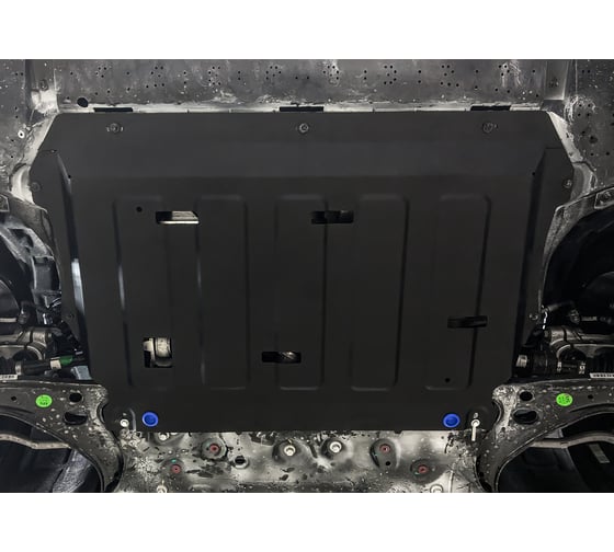 Защита картера + комплект крепежа Rival Сталь, Geely Preface, V-2.0, робот, передний, 2024- (рынок РФ) 111.1944.1