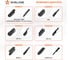 Адаптер для бескаркасных щеток стеклоочистителя Airline PREMIUM Bayonet Arm 8x4, 9x4 мм, 2 шт AWBA01 3