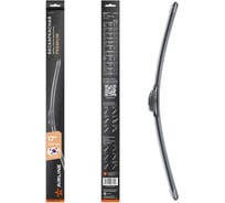 Бескаркасная щетка стеклоочистителя Airline PREMIUM 430 мм (17") 5 адаптеров AWBP005