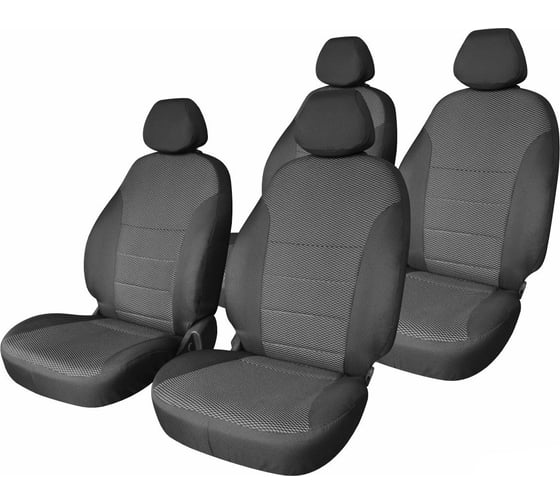 Чехлы на сиденья DEFLY Honda Stepwgn, 2015-2021, 4 места, капитанские кресла, жаккард Hon7-5-2