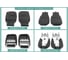 Чехлы на сиденья DEFLY Mitsubishi Outlander, 2012-2018, экокожа черная Mts8-2K 2