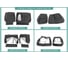 Чехлы на сиденья DEFLY Mitsubishi Outlander, 2012-2018, экокожа черная Mts8-2K 3