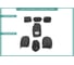 Чехлы на сиденья DEFLY Mitsubishi Outlander, 2012-2018, экокожа черная Mts8-2K 4