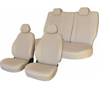 Чехлы на сиденья DEFLY Lexus RX350, 2008-2015, экокожа бежевая Lx5-6K