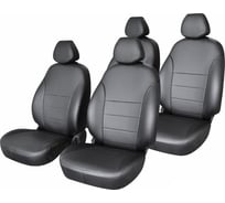 Чехлы на сиденья DEFLY Toyota Noah (R80), 2014-2017, 4 места, капитанские кресла, экокожа черная Ty66/5-2K
