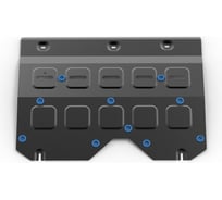 Защита картера + КПП + комплект крепежа Rival Сталь, Dongfeng Shine/Shine GS 2019-, 1.5, робот, передний привод 111.9309.1