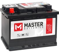 Аккумулятор MASTER BATTERIES 60Ah L+ MB601