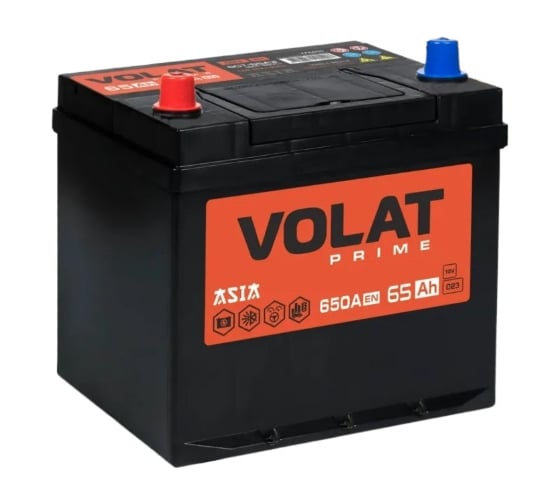 Аккумулятор VOLAT Prime Asia 65Ah L+ (нижний борт) VPA651