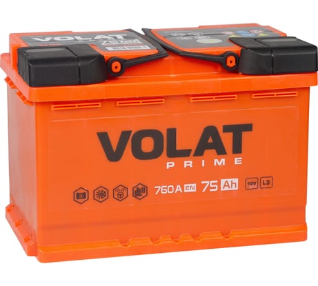 Аккумулятор VOLAT Prime 75Ah L+ VS751