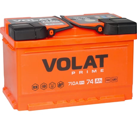 Аккумулятор VOLAT Prime 74Ah L+ (низкий) VS741