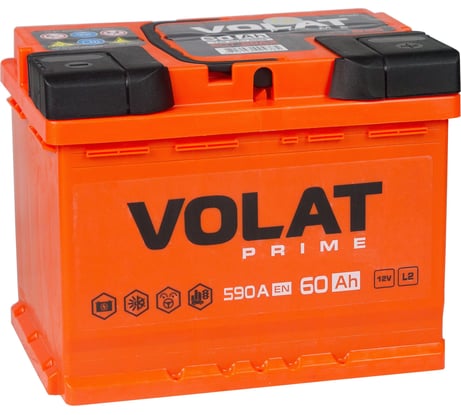 Аккумулятор VOLAT Prime 60Ah R+ VS600