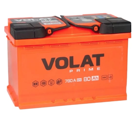 Аккумулятор VOLAT Prime 80Ah L+ VP801
