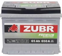 Аккумулятор ZUBR Premium 65Ah L+ (низкий) ZP651 34529929