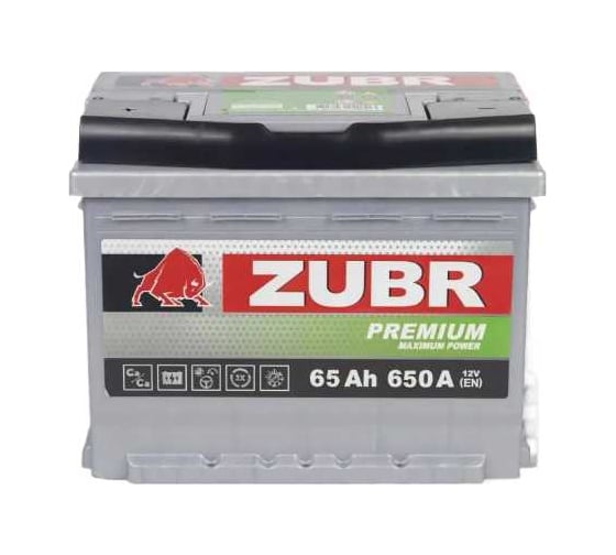 Аккумулятор ZUBR Premium 65Ah L+ (низкий) ZP651