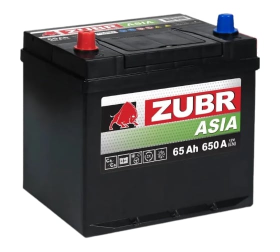 Аккумулятор ZUBR Premium Asia 65Ah L+ (нижний борт) ZPA651