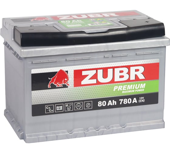 Аккумулятор ZUBR Premium 80Ah L+ ZP801 1
