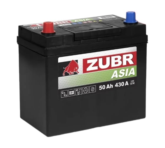 Аккумулятор ZUBR Premium Asia 50Ah L+ (без борта) ZPA501