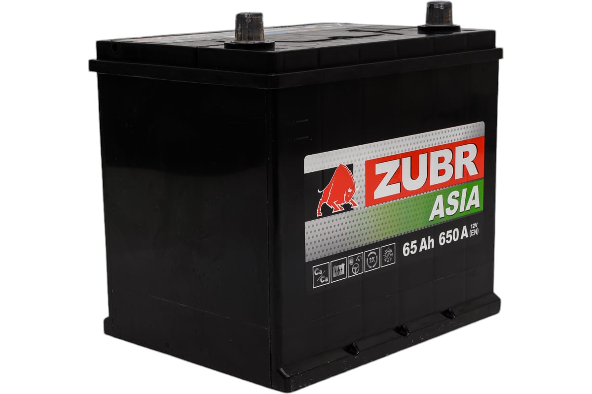 Аккумулятор ZUBR Premium Asia 65Ah R+ (нижний борт) ZPA650 - выгодная ...