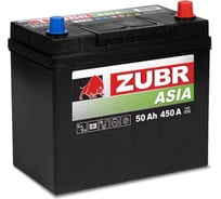 Аккумулятор ZUBR Premium Asia 50Ah R+ (без борта) ZPA500