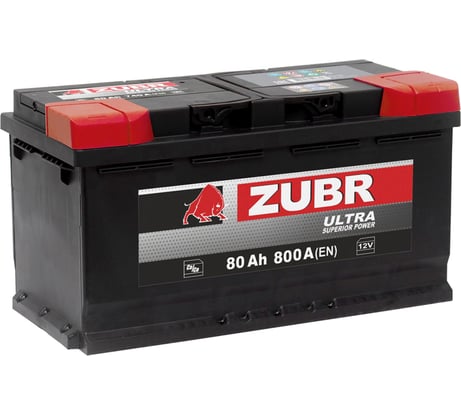 Аккумулятор ZUBR Ultra 80Ah R+ ZU800