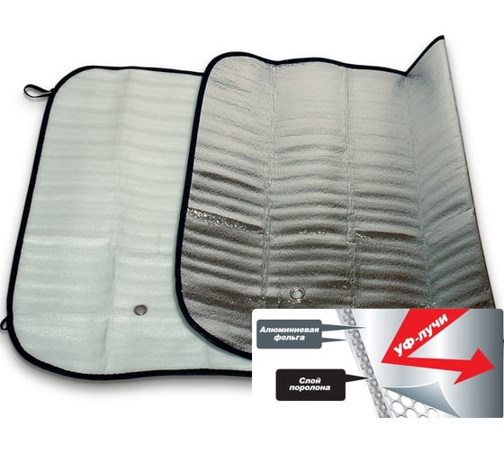 Солнцезащитная шторка AVS 105F 130x60 см 43094