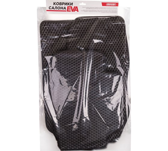 Коврик салона SKYWAY TOYOTA RAV4 5D, левый руль, 4 предмета, EVA, Черный S01705044 1