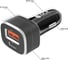 Автомобильное зарядное устройство GCR на 2 USB-порта, чёрное VIV52I281 2