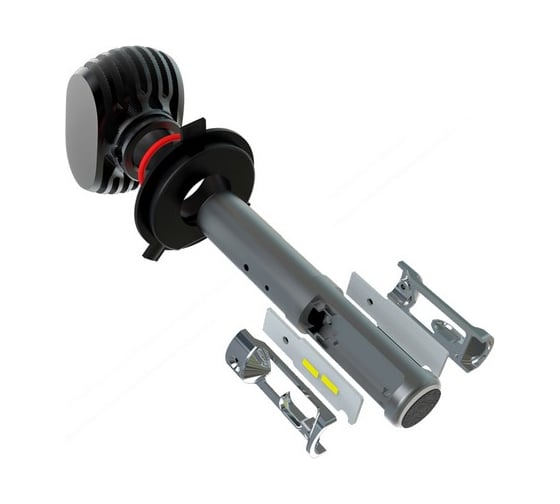 Светодиодные лампы Vizant D5 цоколь HB3 9005 с чипом csp 4000lm 5000k, 2шт. d5hb3