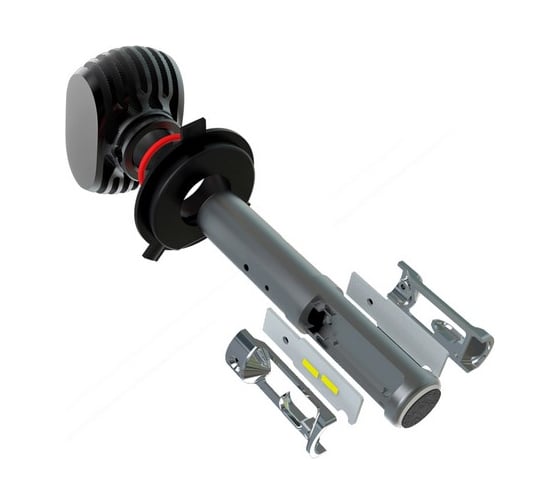 Светодиодные лампы Vizant D5 цоколь HB4 9006 с чипом csp 4000lm 5000k, 2 шт. d5hb4