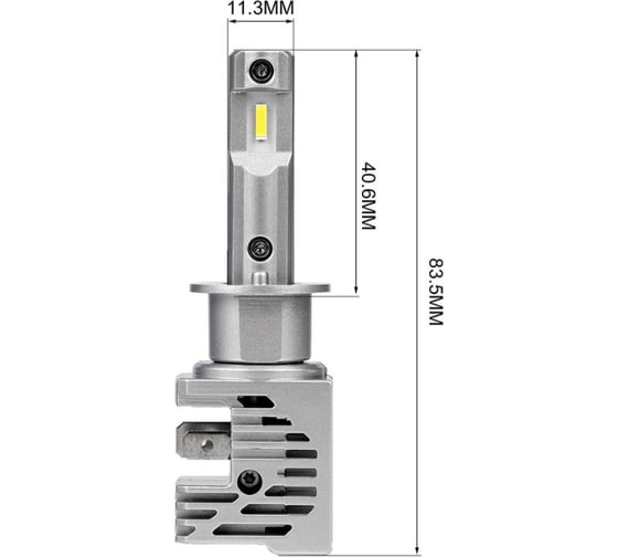 Светодиодные лампы Vizant M4 H1, с чипом CREE Tech, 4500 лм, 5000 К, 2 шт. m4h11