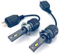 Светодиодные лампы Vizant D20 цоколь H7 CSP 3570 Philips 24W 4400lm 5000k, 2 шт. d20h7