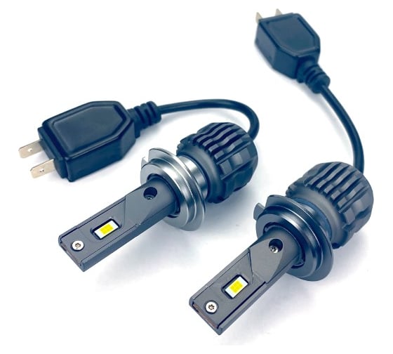 Светодиодные лампы Vizant D20 цоколь H7 CSP 3570 Philips 24W 4400lm 5000k, 2 шт. d20h7 1
