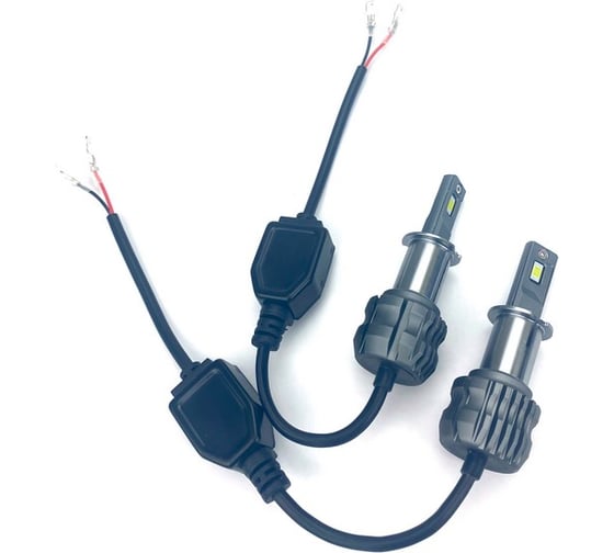 Светодиодные лампы Vizant D20 цоколь H3 CSP 3570 Philips 24W 4400lm 5000k, 2 шт. d20h3