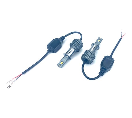 Светодиодные лампы Vizant D20 цоколь H3 CSP 3570 Philips 24W 4400lm 5000k, 2 шт. d20h3