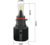 Vizant m4 цоколь h27 с чипом cree tech 4500lm 5000k