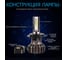 Светодиодные лампы Vizant K2 цоколь H27 с чипом CSP Y18 4400lm 5000k, 2 шт. k2h27 15