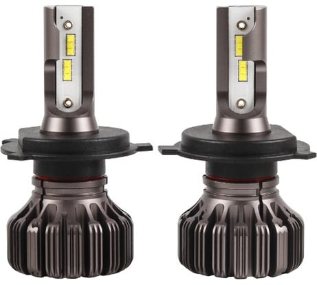 Светодиодные лампы Vizant K2 цоколь H4 с чипом CSP Y18 4400lm 5000k, 2 шт. k2h4