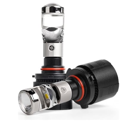 Светодиодные мини линзы Vizant цоколь HB4 9006 с чипом G-XPx3 6000lm 5000k xpx3hb4