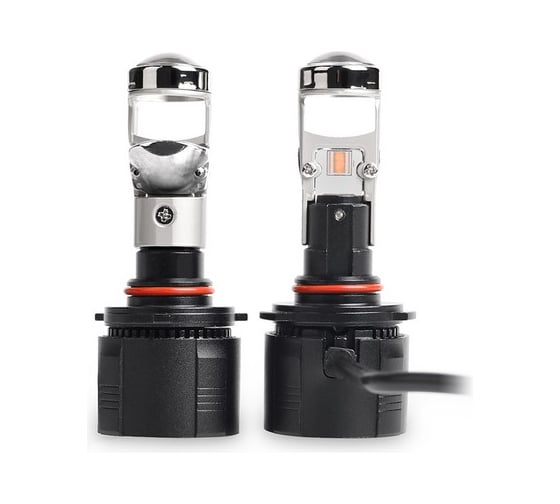 Светодиодные мини линзы Vizant цоколь HB4 9006 с чипом G-XPx3 6000lm 5000k xpx3hb4