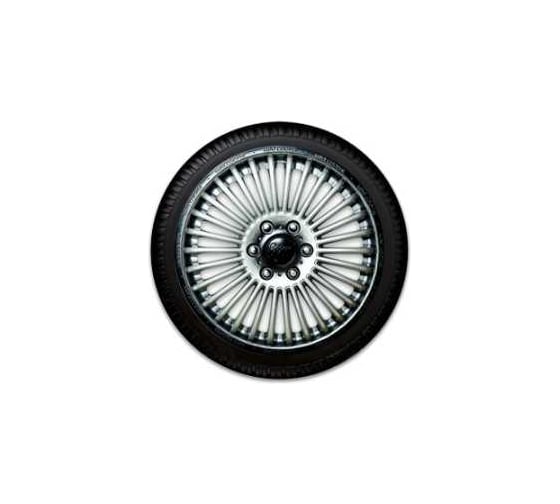 Декоративный колпак Lion МИНИ-КУПЕР серебристо-черный (пруж.) 15" (2) (8) LW1512