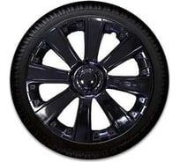 Декоративный колпак Lion RS-T черный глянец (пруж.) 15" (2) (8) AK1523