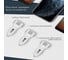 Автомобильное зарядное устройство GCR на 2 USB-порта 4.8 A, белое, LED-индикация VIV51I984 3