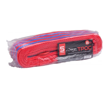 Буксировочный трос RED 5 т, 4.5 м TB5