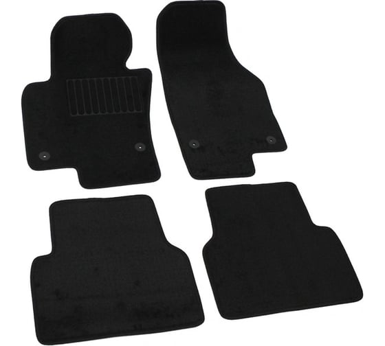 Автоковрики Allmone Standart черные, VOLKSWAGEN TIGUAN, 2006-2016 г.в. 5018-5YLT-F01K 1