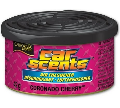 Ароматизатор California Scents Вишня Коронадо банка на блистере 1шт. 42г E301413600