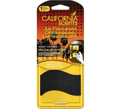 Бумажный подвесной ароматизатор California Scents Тропический коктейль 1 шт E302297200