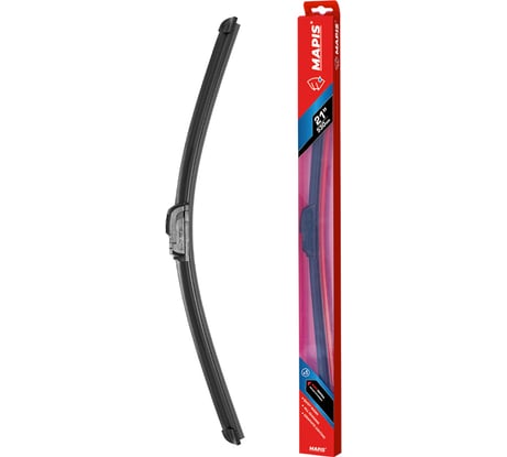 Бескаркасная щетка стеклоочистителя Mapis 21/53 см блистер 91953