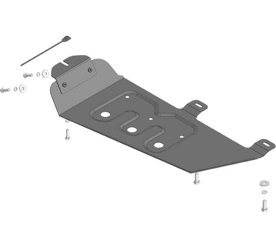 Защита MOTODOR сталь, 2 мм, РК Tank 300, Tank 500, 2021- 73107 1