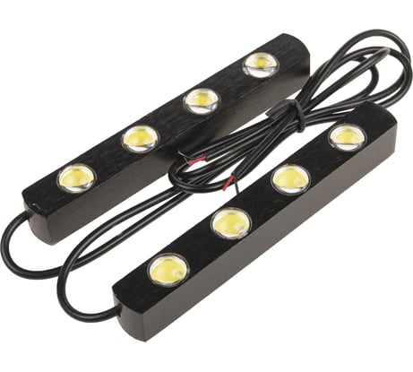 Ходовые огни SKYWAY 12V 4 4 W ~110х15х15мм 2шт S01501011